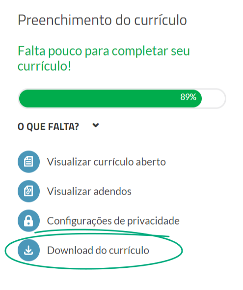Download do Currículo Vagas.com