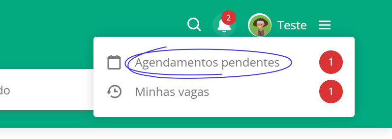 Agendamentos Pendentes - Vagas.com